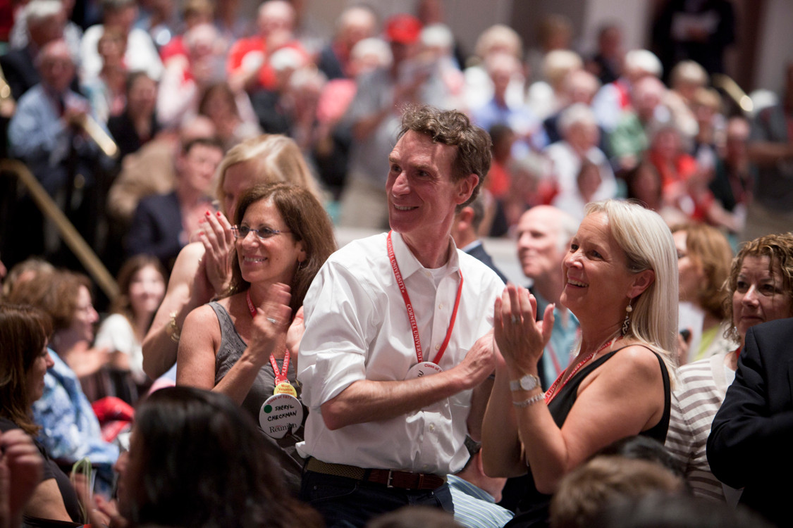 Cornelliana at the 2012 Reunion. Bill Nye, '77 Laurie Robinson, '77