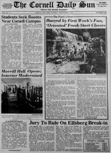 Cornell Daily Sun - 4 September 1973